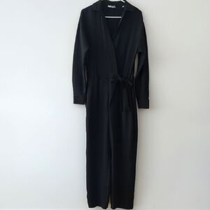Vince Black Longsleeve Jumpsuit